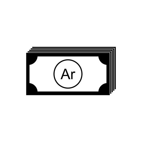 Madagascar Currency Symbol, Malagasy Ariary Icon, MGA Sign. Vector ...