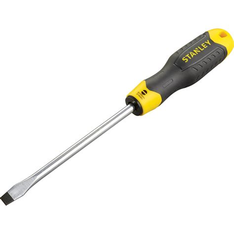 Stanley Cushion Grip Flared Slotted Screwdriver 8mm 150mm