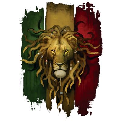 Rasta Lion Heat Transfers | T-shirt Transfers | Iron-on Transfers