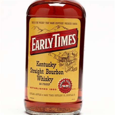 Early Times Bourbon Whisky (Lot 4057 - Rare SpiritsApr 30, 2021, 12:00pm)