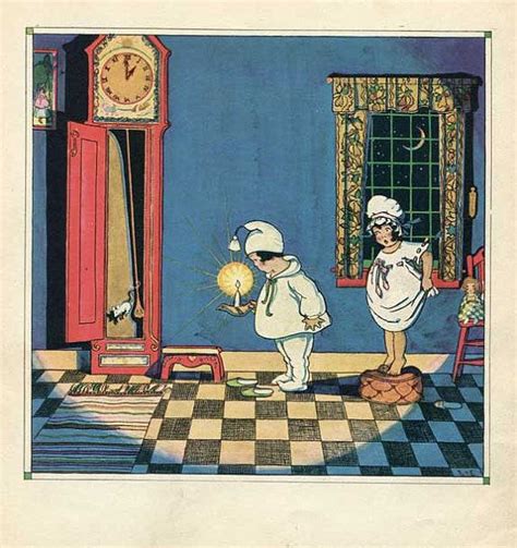 Image result for hickory dickory dock illustrations public domain | Old nursery rhymes, Children ...