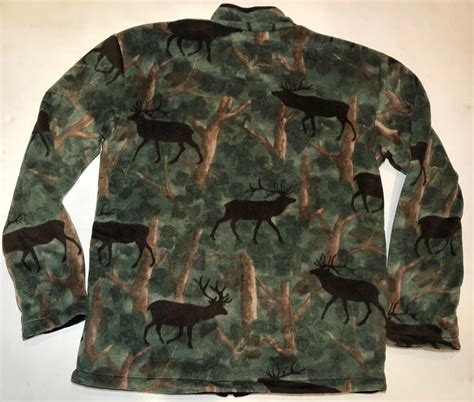 ZooFleece Green Elk Camouflage Animal Buck Antlers Hunting | Etsy