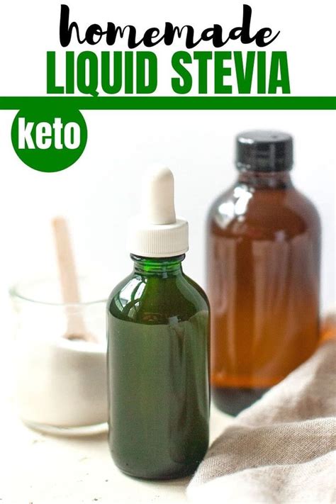 Homemade Flavored Liquid Stevia Drops - | Whole New Mom | Stevia recipes, Stevia, Liquid stevia