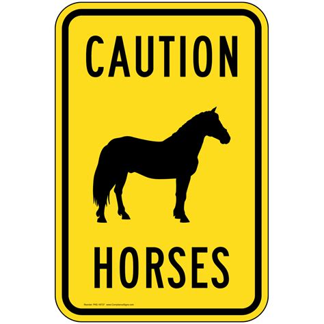 Caution Horses Safety Products