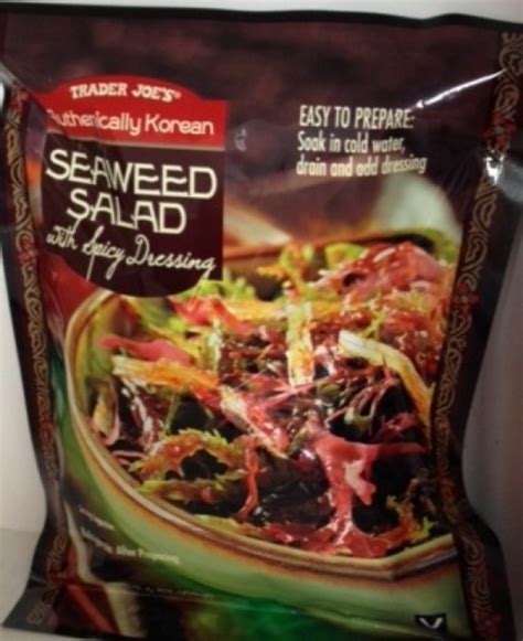 Trader Joe’s Authentically Korean Seaweed Salad with Spicy Dressing | Eating At Joes