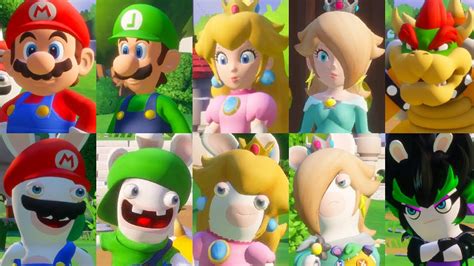 Mario + Rabbids Sparks of Hope - All Characters (HD) - YouTube