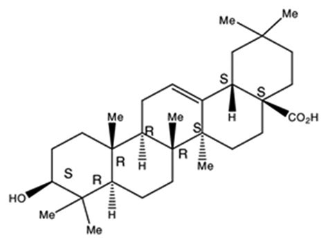 Chemical structure of oleanolic acid | Download Scientific Diagram