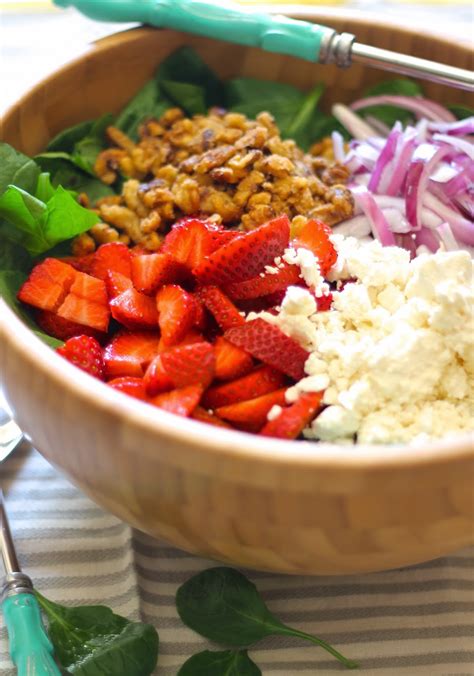 ValSoCal: Strawberry Salad with Feta Cheese