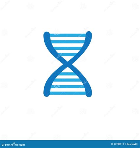 Ancestry or Genealogy Icon and DNA Helix Stock Vector - Illustration of ...