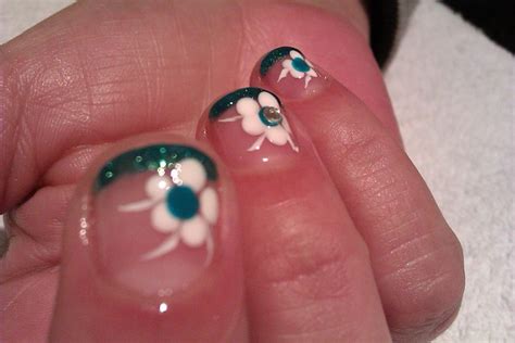 Simple and Easy Nail Art Designs: Teal Nail Ideas for Beginners | Flickr - Photo Sharing!