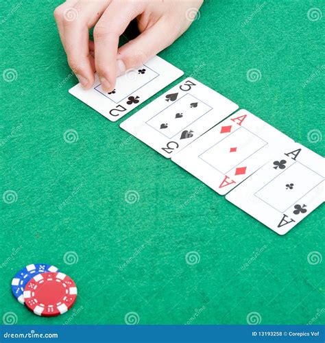 Poker flop stock photo. Image of aces, playing, casino - 13193258