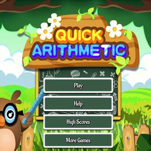 🕹️ Play Quick Arithmetic Game: Free Online Arithmetic Problem Solving Quiz Video Game for Kids ...