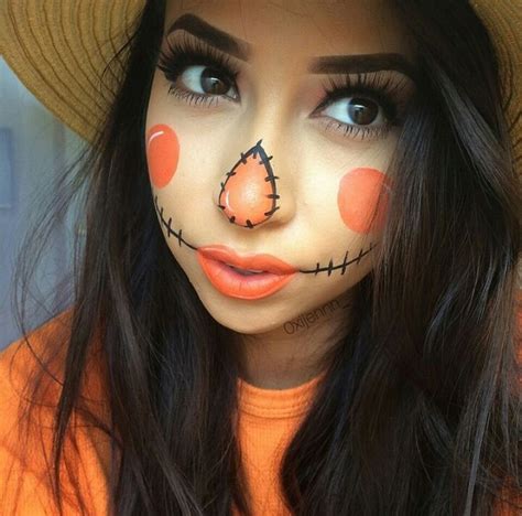 Inspiring halloween makeup ideas to makes you look creepy but cute 68 Scarecrow Halloween Makeup ...