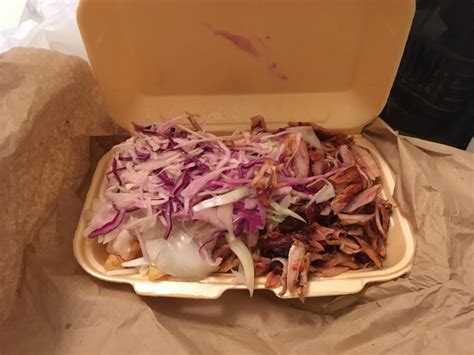 Chicken doner meat, chips and salad from West Kebab W13 : r/Doner