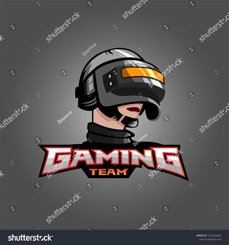 Gaming Logo Design Vector Template Pubg Stock Vector (Royalty Free ...