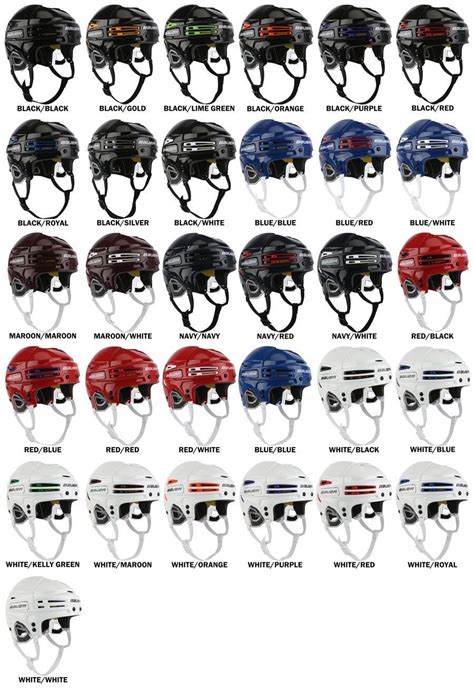 hockey helmet size guide Bauer hockey helmet size chart