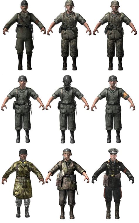 Image - German character models WaW.PNG - The Call of Duty Wiki - Black ...