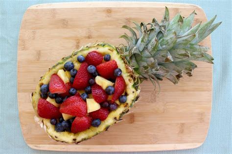 Quick & Easy Pineapple Fruit Bowl - Fun Money Mom