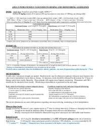 INTRAVENOUS VANCOMYCIN DOSING AND MONITORING ... | Exams Nursing | Docsity