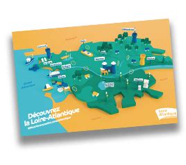 : Recevez votre carte touristique de la Loire-Atlantique | Carte touristique, Loire atlantique ...