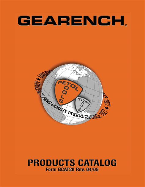 (PDF) Gearench Product Catalog - DOKUMEN.TIPS