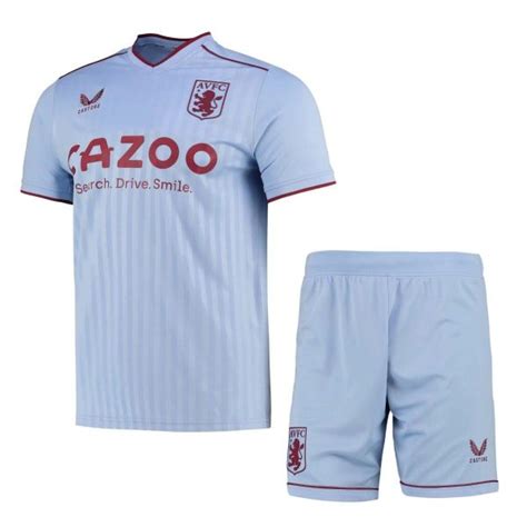 Aston Villa 22/23 Away Jersey and Short Kit - Soccer Jerseys, Shirts ...