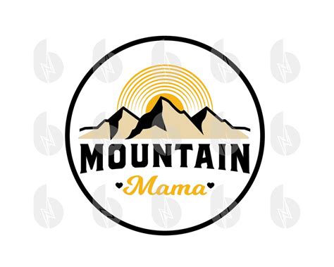 Mountain Mama Svg Mama Svg Mountain Svg Files for Cricut | Etsy