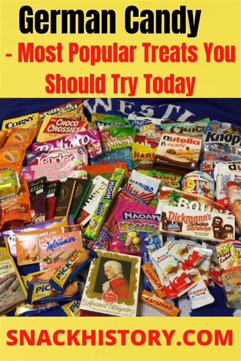 German Candy - Most Popular Treats You Should Try Today - Snack History