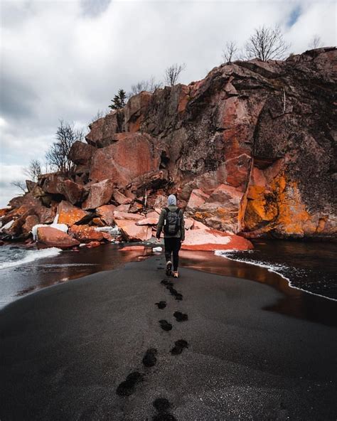 Black Beach, Silver Bay Minnesota | Outdoors adventure, Minnesota ...