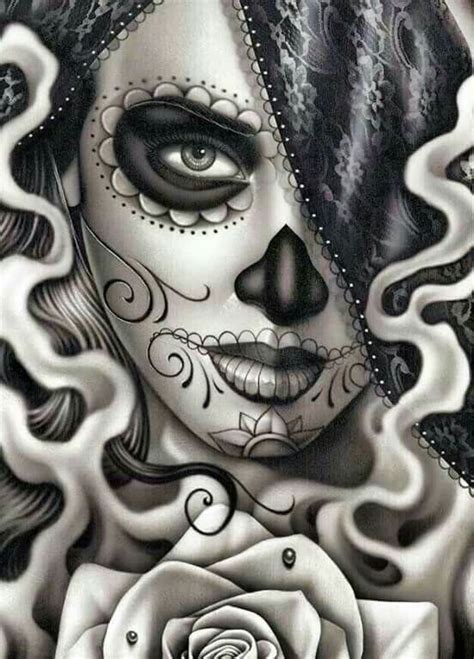 Pin by 🇲🇽💋💍💄👸🏼 Amanda Martinez👑🦋🦄💎🎀 on dia de Los muertos | Sugar skull ...