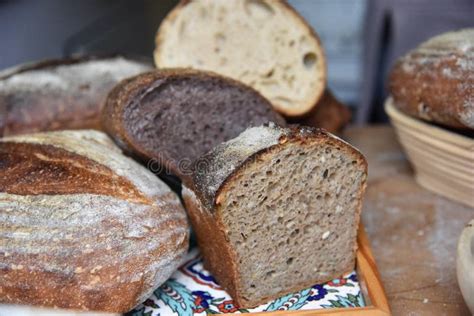 A Fresh Crusty Loaf of Homemade Bread. Stock Image - Image of cook ...