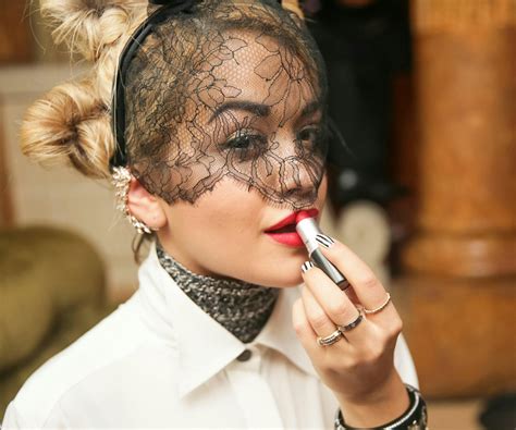 Rita Ora Red Lipstick