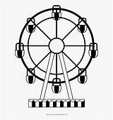 Simple Ferris Wheel Coloring Pages sketch template
