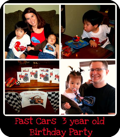 Fireflies and Jellybeans: Fast Cars Birthday Party