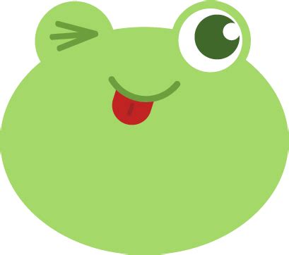 Frog: Smiley Emoji Stickers by Anping Li