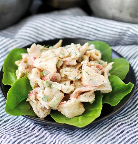 Surimi (Imitation Crab) Salad | Karen's Kitchen Stories