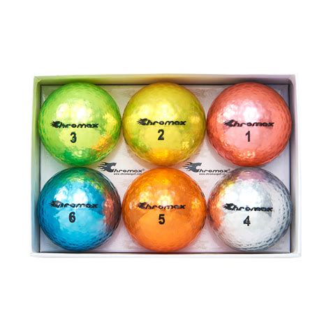 Chromax Metallic M5 Golf Balls // 6 Ball Pack (Pink) - Chromax® - Touch of Modern