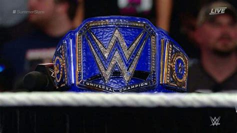 My Thoughts on the WWE Universal Championship Belt | Wrestling Amino