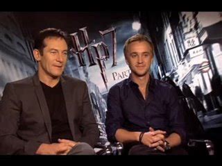 Jason Isaacs & Tom Felton (Harry Potter and the Deathly Hallows: Part 1) Interview 2010 | Movie ...