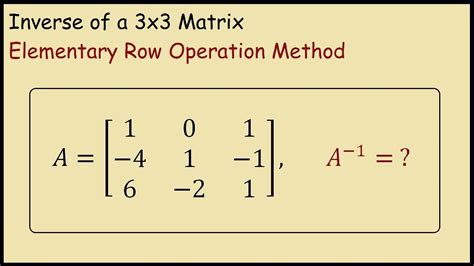 Determine The Inverse Matrix Using Row Reduction Calculator Best Sale | ladorrego.com.ar