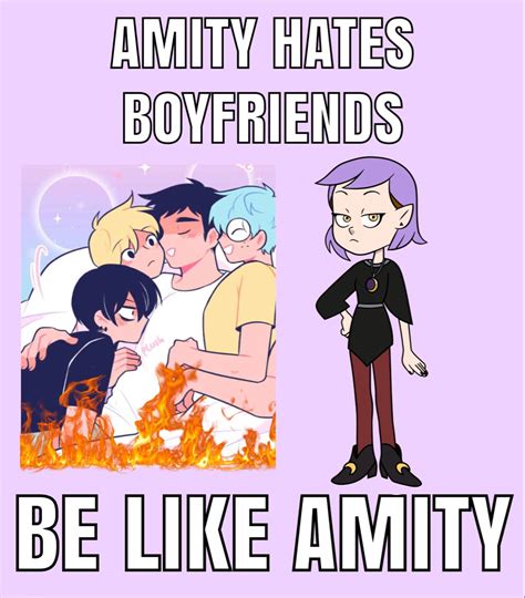 Be like Amity Blight Boyfriends Be Like, Fluffy Hair, Slander, Spell Book, Amity, Owl House ...