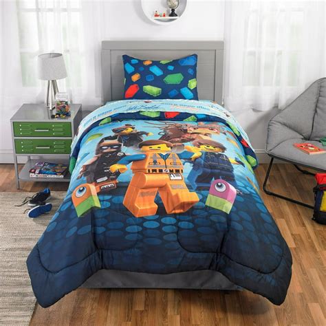 LEGO Movie 2 Boys Full Comforter, Sheets & BONUS Sham (6 Piece Bedding) - Walmart.com - Walmart.com