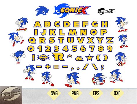 Sonic The Hedgehog Svg Bundle Sonic New Movie Svg Sonic Svg Eps ...