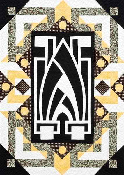 Tiled entry | Art deco pattern, Geometric quilt, Art deco patterns