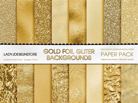 Printable Gold Foil Paper