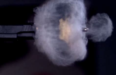 Watch This Bizarrely Beautiful Video of a Pistol Firing a Bullet in ...