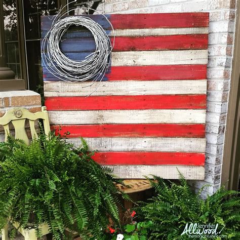 Easy Patriotic Flag Themed Crafts for Adults - My Pinterventures