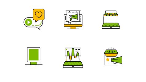 Marketing Animated GIF Icon pack | Discover Template