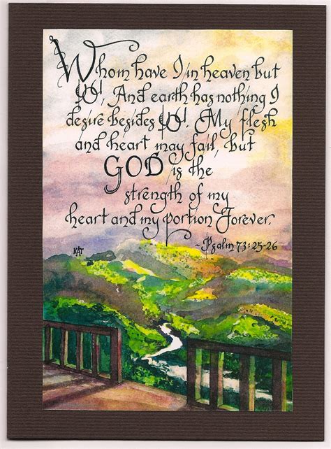 Psalm 73:25-26 - Etsy