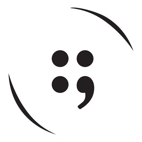 Button Semicolon Logo – Hi-Res Black Transparent – The Friends of the ...